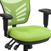 Mid-Back Mesh Swivel Office Chair with Adjustable Arms