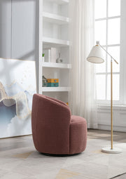 Fabric Swivel Armchair 