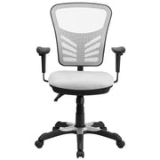 Mid-Back Mesh Swivel Office Chair with Adjustable Arms