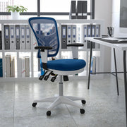 Mid-Back Mesh Swivel Office Chair with Adjustable Arms