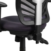 Mid-Back Mesh Swivel Office Chair with Adjustable Arms