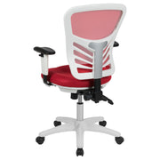 Mid-Back Mesh Swivel Office Chair with Adjustable Arms