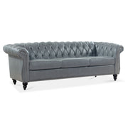 Rolled Arm Chesterfield 3 Seater Sofa