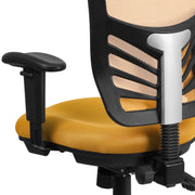 Mid-Back Mesh Swivel Office Chair with Adjustable Arms