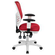 Mid-Back Mesh Swivel Office Chair with Adjustable Arms