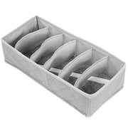 3 Pack Sock Organizer Box Foldable Damp Proof Storage Drawers With Multi-cells
