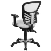 Mid-Back Mesh Swivel Office Chair with Adjustable Arms
