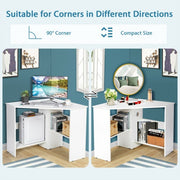 Triangle Corner Computer Desk