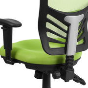 Mid-Back Mesh Swivel Office Chair with Adjustable Arms
