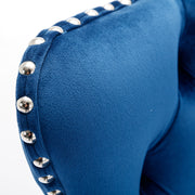 Set of 2  Swivel Velvet Barstools