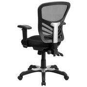 Mid-Back Mesh Swivel Office Chair with Adjustable Arms