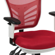 Mid-Back Mesh Swivel Office Chair with Adjustable Arms