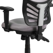 Mid-Back Mesh Swivel Office Chair with Adjustable Arms