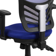 Mid-Back Mesh Swivel Office Chair with Adjustable Arms
