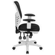 Mid-Back Mesh Swivel Office Chair with Adjustable Arms