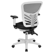 Mid-Back Mesh Swivel Office Chair with Adjustable Arms