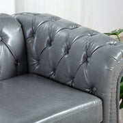 Rolled Arm Chesterfield 3 Seater Sofa