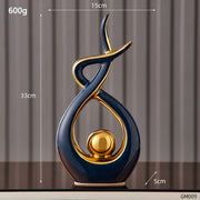 Abstract Sculpture Ceramic Statue Home Décor Figurines